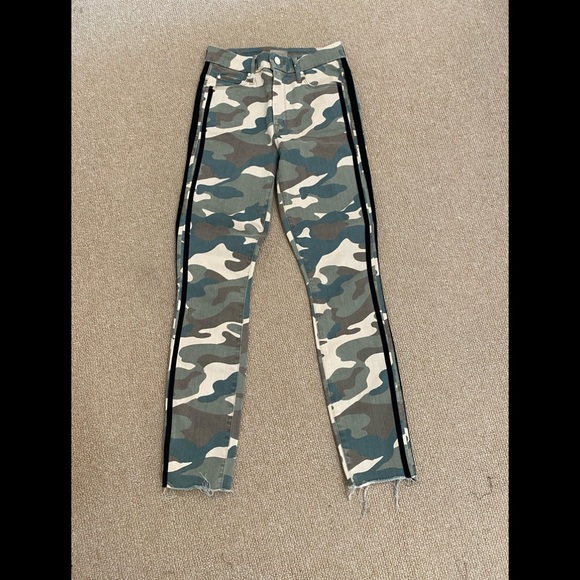 mother camouflage jeans